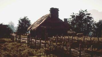 Traditional hut in the Westfjords in Iceland video