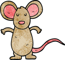 ratón de garabato de dibujos animados png