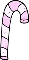 tecknad doodle rosa godisrör png