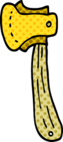 cartoon doodle long axe png