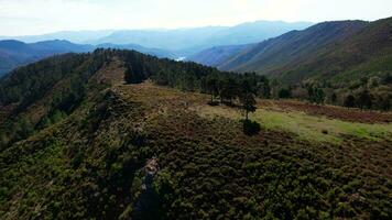 Aerial of European Mountain Valley. Stunning Nature Landscape video