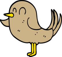 cartoon doodle garden bird png