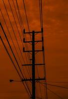 power station at night photo