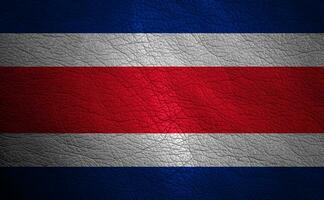 Leather textured flag photo