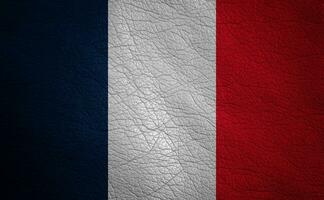 Leather textured flag photo