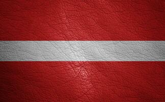 Leather textured flag photo