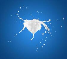 Milk splash texture photo