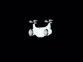 automatique blanc drone video