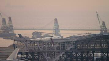 Thai in Star Alliance livery landing video