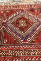 Details of hand woven carpets photo