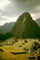 visión de conjunto de machu picchu foto