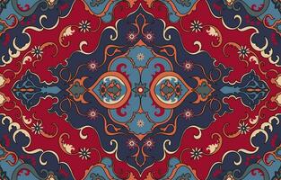 navajo pattern.Persian rug.Aztec tribal.seamless geometric pattern. Indigenous ethnic carpet. Ethnicity. Red carpet, the story of the fire war. vector