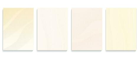 Set of minimalis pastel color line texture background. Vector illustration EPS10