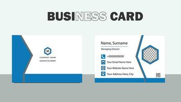 business card . modern business card design vector