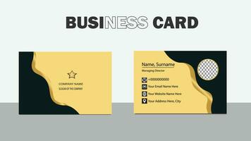 business card .modern luxury design. template set of modern business card. personal visiting card. with company logo. vector illustration. creative modern name card.