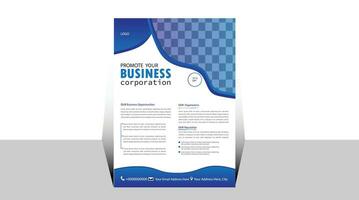 business flyer design .modern flyer vector