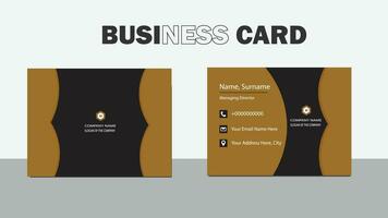 business card .modern business card . vector