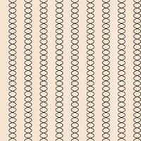Abstract minimal vintage seamless pattern with vertical chains on a beige background. Trendy geometric print vector