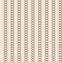 Abstract minimal vintage seamless pattern with vertical chains on a beige background. Trendy geometric print vector