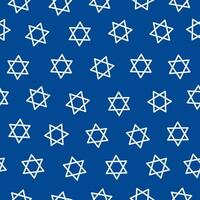 Star Of David seamless pattern. Monochrome minimal background. Vector illustration