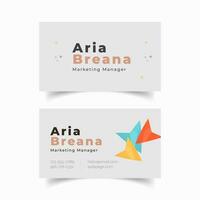 Elegant Design Creative Business Card Template vector