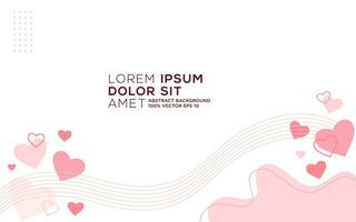 Modern vector graphic of abstract background, valentine, design template EPS 10