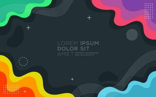 Modern vector graphic of abstract background template EPS 10