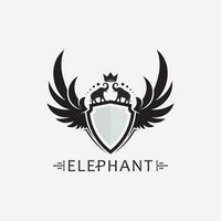 Elephant Logo Vector Illustrator Design Template