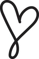 heart doodle, love symbol, background, illustration, valentine, valentines, drawing, scribble, outline vector