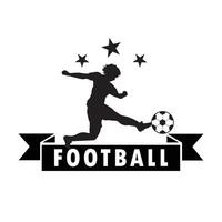 fútbol americano primer ministro liga logo diseño vector