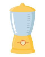 Doodle flat clipart. Simple illustration of a kitchen blender vector