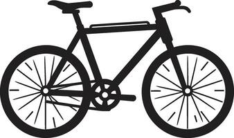 Rider sChoice Stylish Bike Logo CycleSprint Black Iconic Bike Design vector