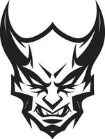 小物 BLACK SIGN x GALCIA DEVIL'S FACE Diabolic Rage Aggressive Devil s Face in Vector Iconography