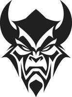 Blackfire Eyes Devil s Gaze Burns Through Reality Hellforged Fury A Devil s Wrath Etched in Black vector