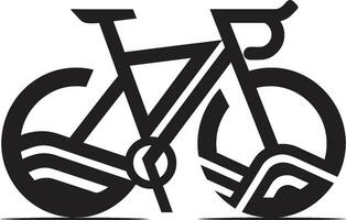 Rider s Symbol Vector Bicycle Cycle Iconic Black Bike Emblem