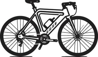 Speedway Emblem Black Bike Icon City Cruise Vector Bicycle Logo