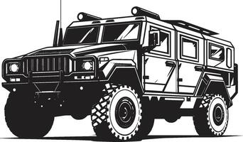 comandante s vehículo 4x4 vector símbolo pionero reconocimiento negro suv icono