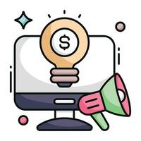 Perfect design icon of financial idea vector