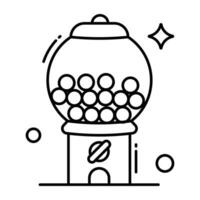 Premium download icon of candy balls dispenser vector