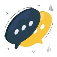 Premium download icon of chatting vector