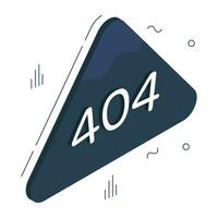 A creative design vector of error 404