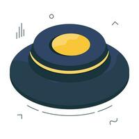 Trendy vector design of flying disk