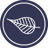 natuurlijk blad rond pictogram png