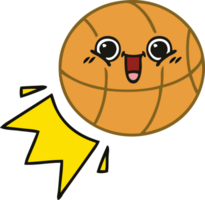 cute cartoon basketball png