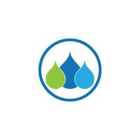 water drop Logo Template vector