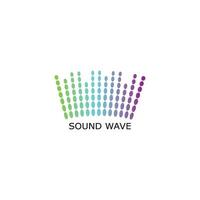 sound wave ilustration logo vector