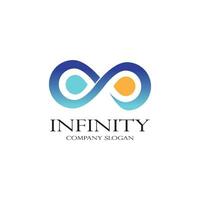 Infinity logo template vector