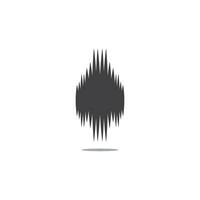 sound wave ilustration logo vector