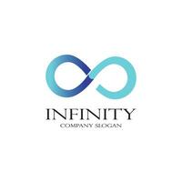 Infinity logo template vector