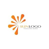 Vector sun Icon Logo Template